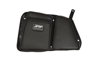 Polaris RZR XP4 Turbo S Storage Bag - Rear, Driver Side - PRP Seats - Rear Door Bag with Knee Pad - Black - `19-`21